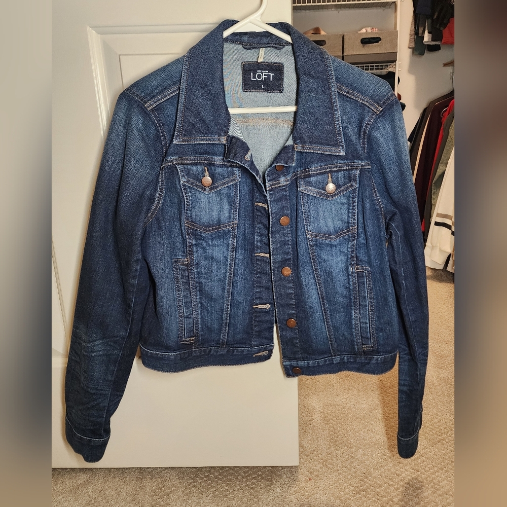 LOFT Women's Denim Jacket - Blue
